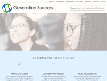 Tablet Screenshot of generation-success.com